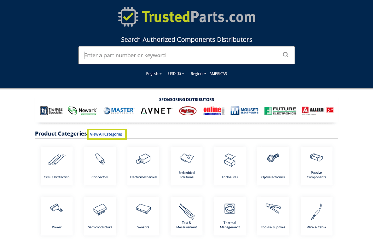 parametric search home page